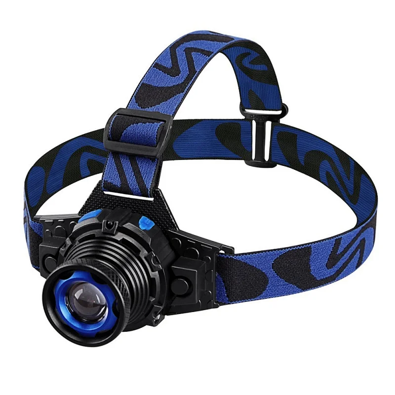 3W Cree aluminum alloy focusable headlight built in rechargeable battery fishing led headlamp
