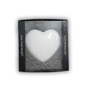 Custom mini heart shape battery powered night light portable LED touch hand bag light