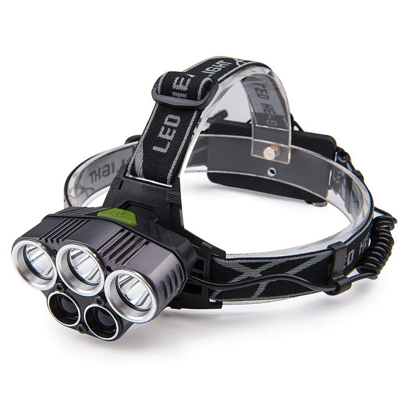 3T6+2LTS super bright waterproof headlight 6modes usb rechargeable led headlamp
