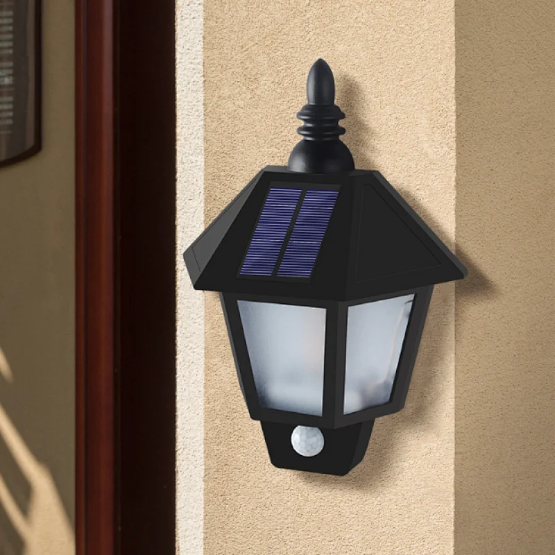 Solar lights for garden outdoor flame led chritmas light Waterproof ip65 wall lamp sensor