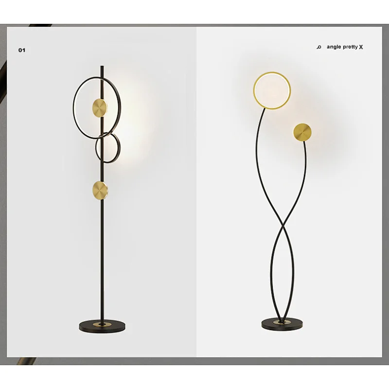 Quality choice nordic floor lamps for living room for indoor bedroom modern LED stand lamp