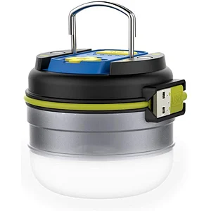 Camping lantern lamp LED battery small 3 light mode power bank waterproof mini flashlight