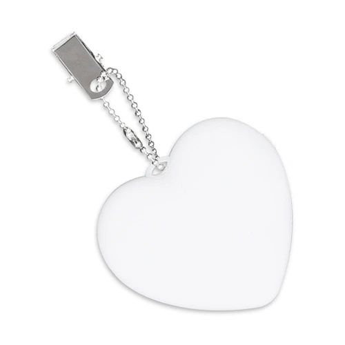Custom mini heart shape battery powered night light portable LED touch hand bag light
