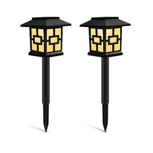 Pathway yard LED light solar powered lights garden landscape smart security