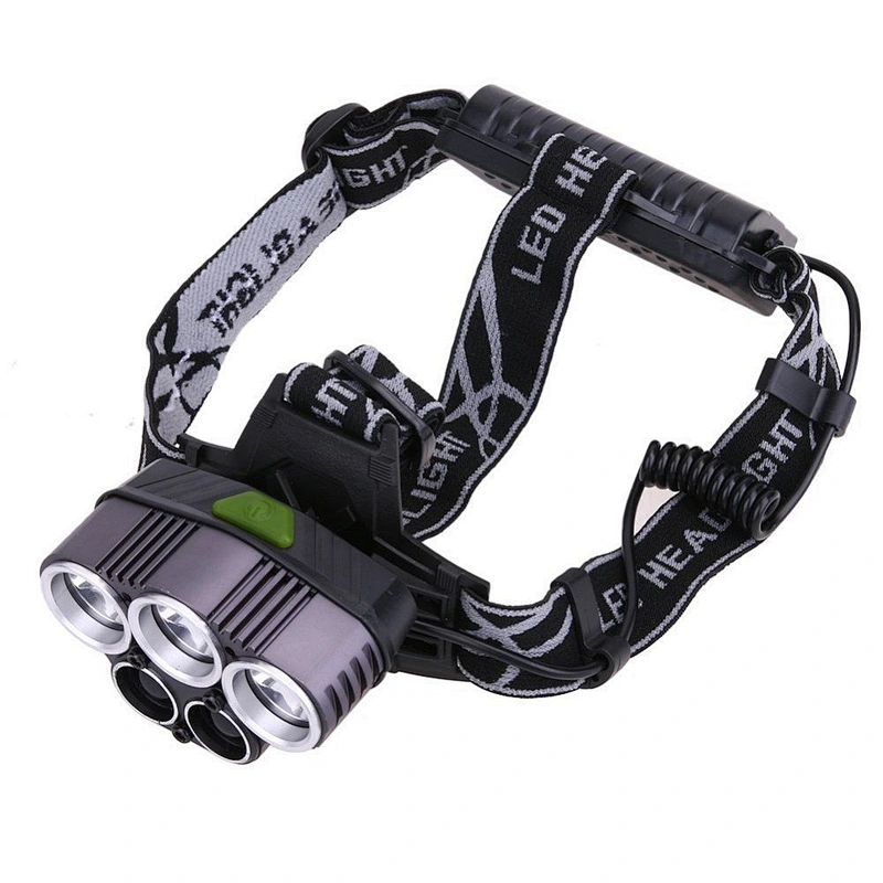 3T6+2LTS super bright waterproof headlight 6modes usb rechargeable led headlamp