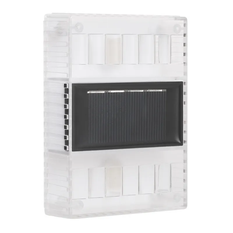 Simple solar outdoor wall RGB decorative waterproof IP65 LED out lights fence light