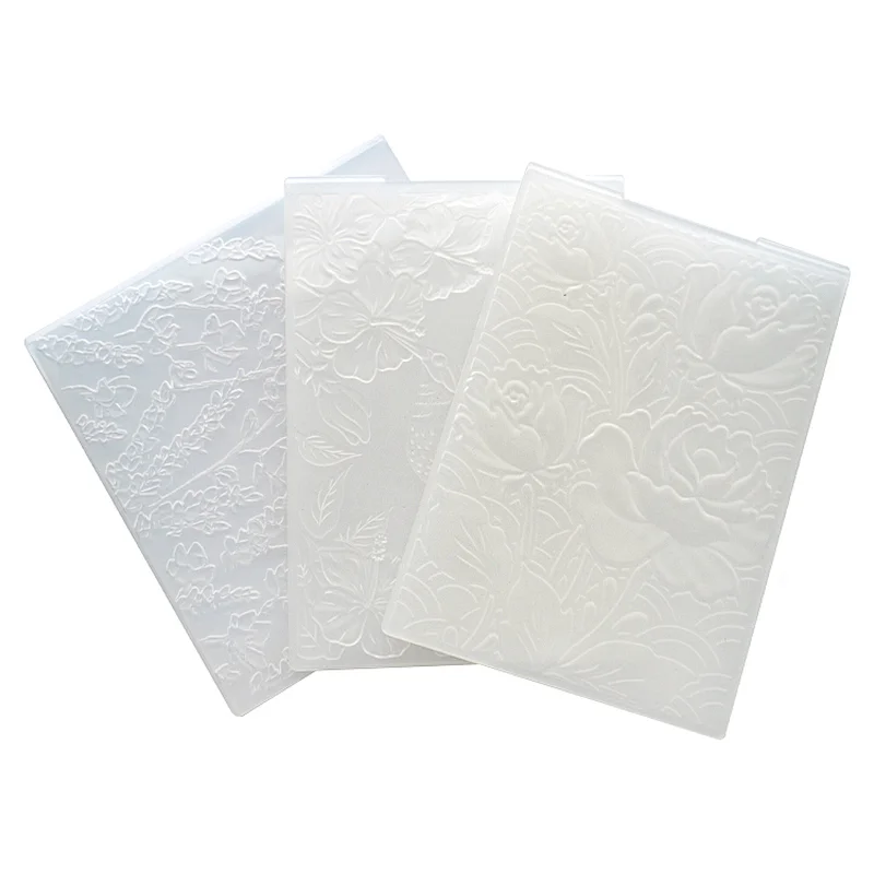 plastic embossing folder for craft products scrapbooking