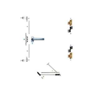 WPKC-05 Outswing Casement Window Hardware System with Spindle Handle