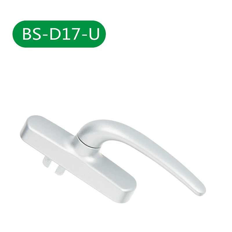 BS-D02-U double fork aluminum window handle for inside opening casement window