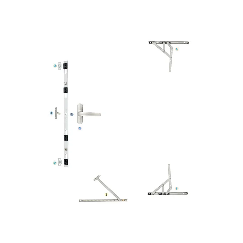 WPKC-03 Outside Opening Casement Window Hardware Casement Window Fittings