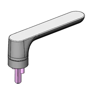 BS-E26-EQ Tilt & turn Window Baseless Spindle Handle