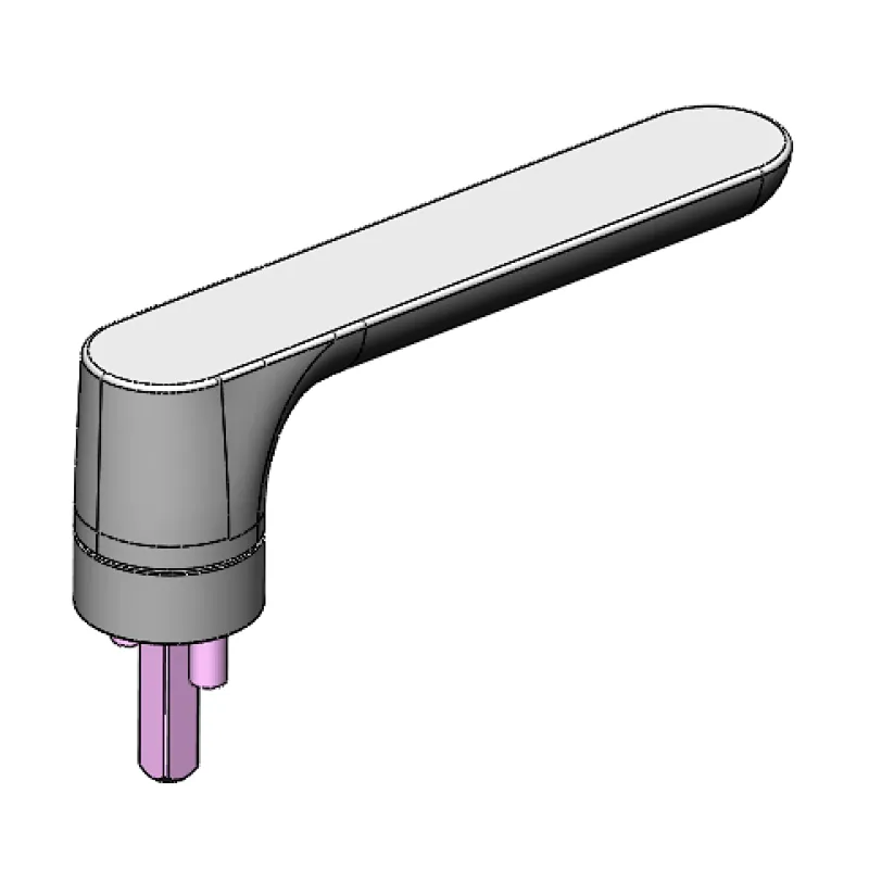 BS-E26-EQ Tilt & turn Window Baseless Spindle Handle