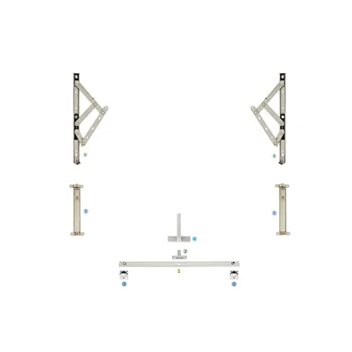 XXC-01 Outswing Awning Window Hardware System Multi-point Lock Awning Window Parts