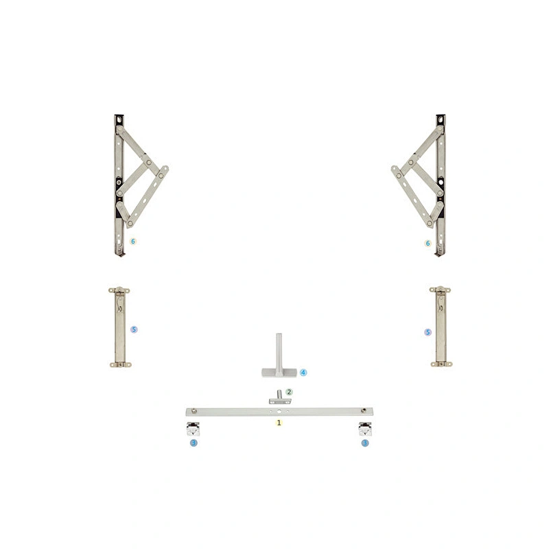 XXC-01 Outswing Awning Window Hardware System Multi-point Lock Awning Window Parts