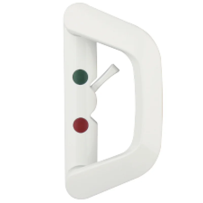 LS-B04 Sliding Patio Door Handle Set White (Locking)