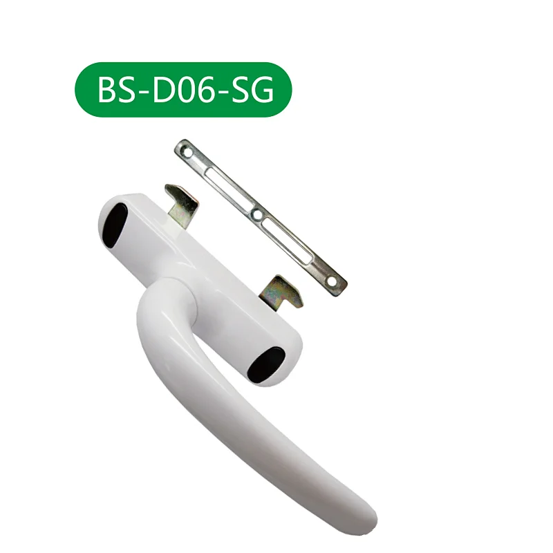 BS-D06-SG Double Folk Sliding Window Handle Aluminum Window Handle