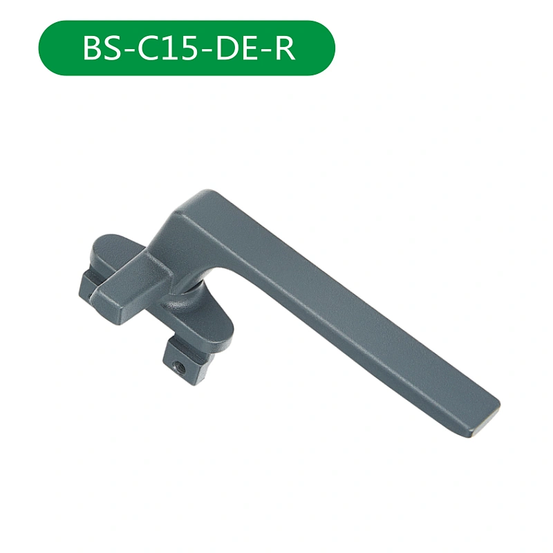 BS-C15-AA Aluminum Casement Window Handle for pvc window, window cam handle,7-shaped handle