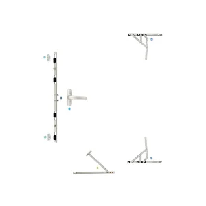 WPKC-03 Outside Opening Casement Window Hardware Casement Window Fittings