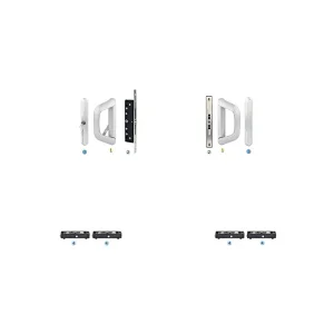 TLM-03 American style door locks and handles, Sliding patio door hardware system