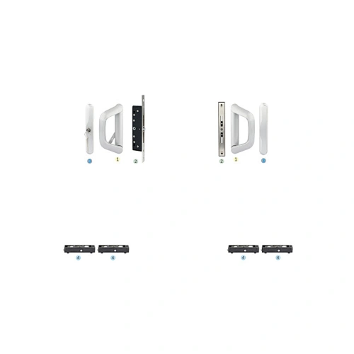 TLM-03 American style door locks and handles, Sliding patio door hardware system