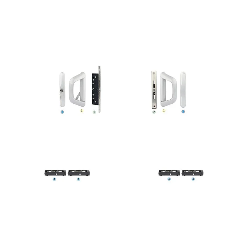 TLM-03 American style door locks and handles, Sliding patio door hardware system