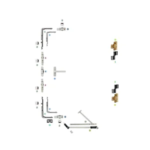NPKC-02 Aluminum Casement Window Hardware System