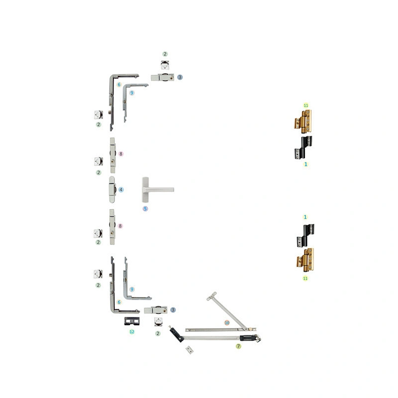 NPKC-02 Aluminum Casement Window Hardware System