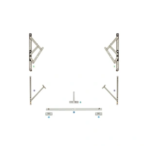 XXC-03 Awing Window Hardware Accessories Multi-point lock Window Hardware System