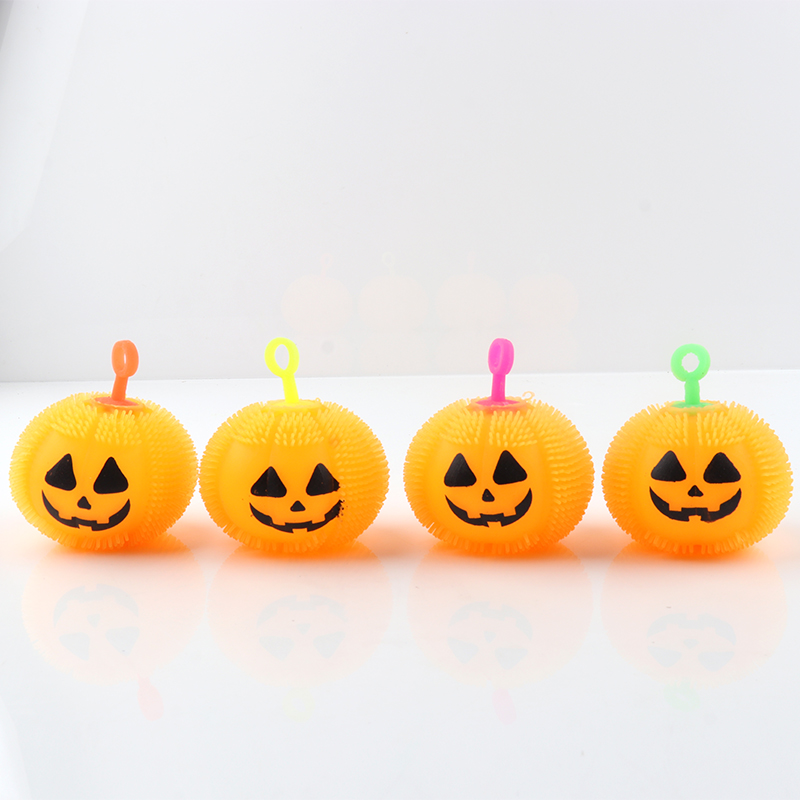 Flashing Pumpkin Puffer Ball|Yiwu Mingjian Toys Co.,LTD