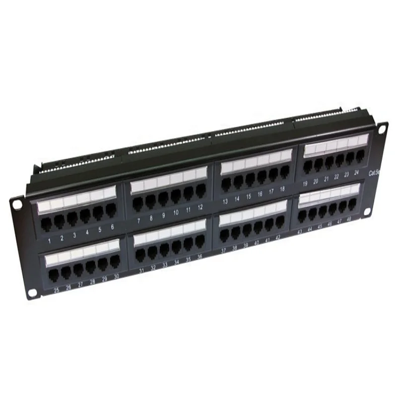 110/Krone type idc/Dual cat3 cat5e cat6 cat6a patch panel