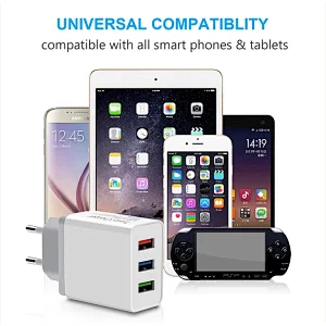 New Design Fast Charger Universal 15W High Speed Dual USB QC3.0 Charger Quick Travel Charger adaptor