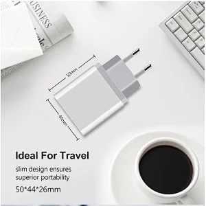 New Design Fast Charger Universal 15W High Speed Dual USB QC3.0 Charger Quick Travel Charger adaptor