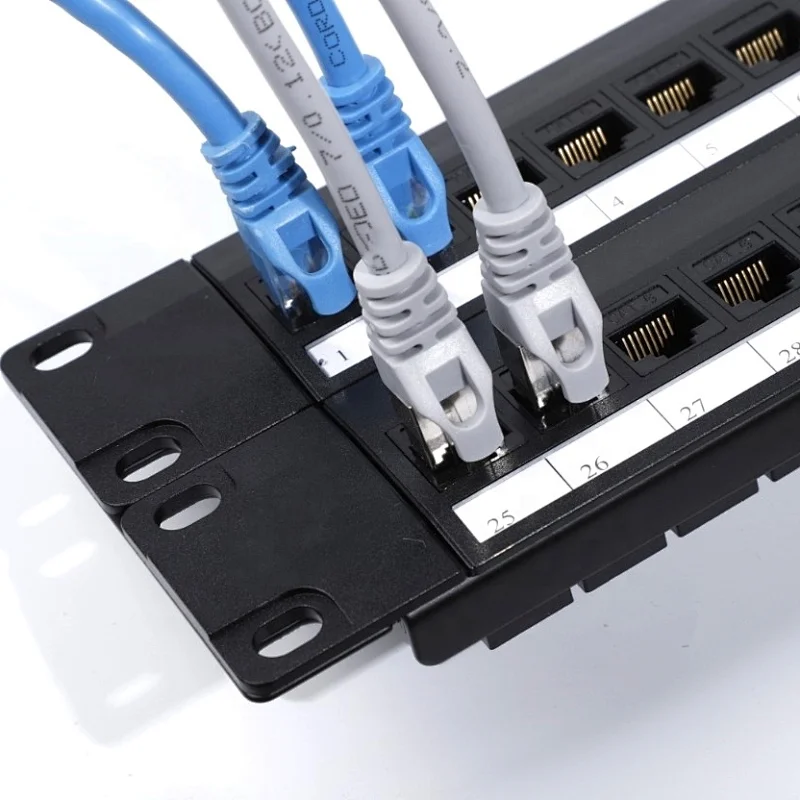 110/Krone type idc/Dual cat3 cat5e cat6 cat6a patch panel