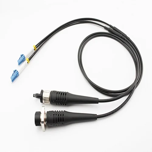 FTTA 2/4F RDC/QDC To Duplex LC Cable IP67 IP68 outdoor ODC 4 core connector plug socket to LC fiber patch cable CPRI Cable