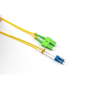 High quality Yellow 2.0mm 3.0mm Duplex SC-LC UPC Fiber optic patch cord