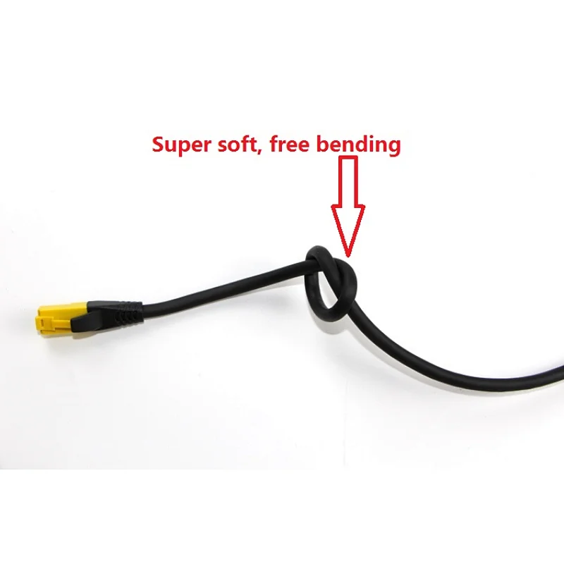 Soft network cable cat6 connector 23awg bare copper Super soft PUR jacket