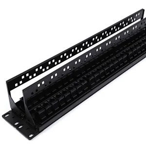 High quality 1U 48 18 port patch panel UTP FTP back bag RJ45 panel mount