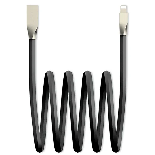Zine Alloy Flat Charging Cable for iPhone