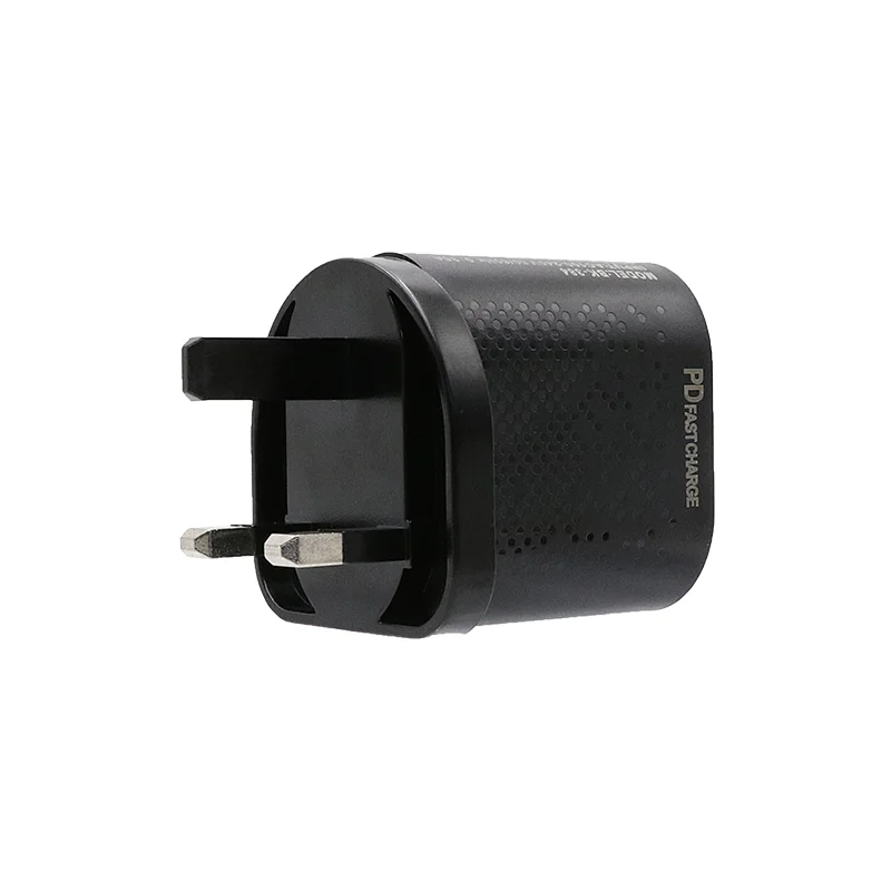 20W PD Adapter USB-C Power 3 Pin Wall Charger UK Plug