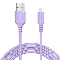 Liquid silicone soft type c cable fast charging iPhone