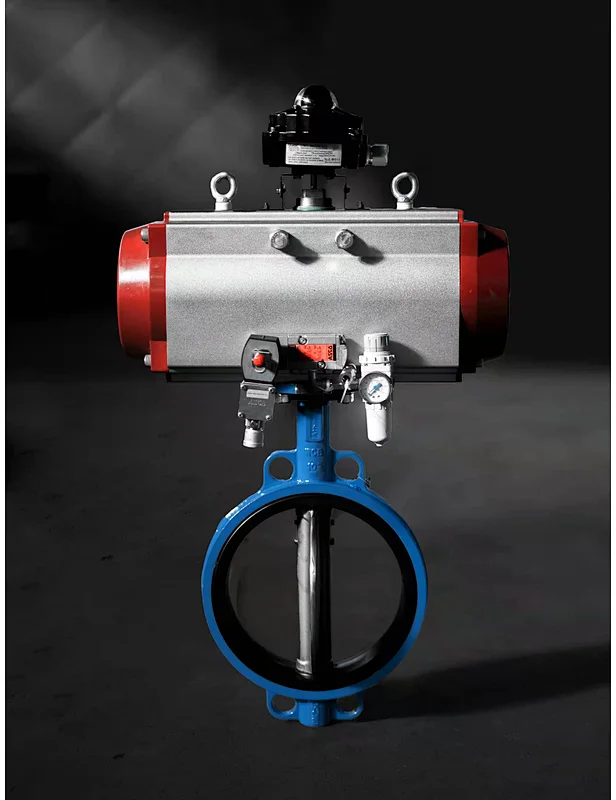 pneumatic butterfly valves,butterfly valve with pneumatic actuator working,bf valve