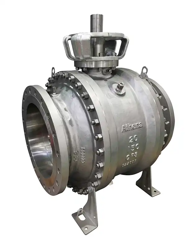 trunnion type ball valve