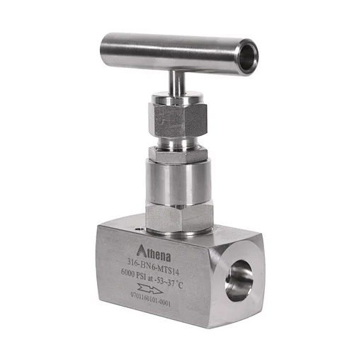 Needle valve /Up to 6000 psi (413 bar)/ Metric and fractional tube fittings,NPT threads, ISO/BSP threads, weld ends/Size: 1/8 to 11/4 in., 3 to 28 mm/Manual / Shut-off/BN series