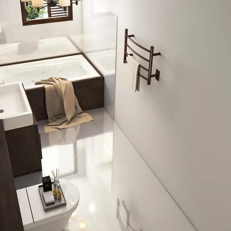 Electric Towel Warmer Heated Towel Rail ETW29 03