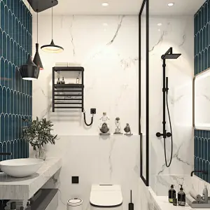 Electric Towel Warmer Heated Towel Rack ETW12-11 06