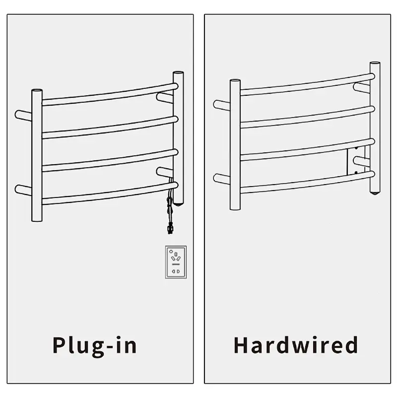 Electric Towel Warmer Towel Rail ETW84-4 06