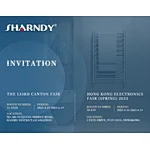 We Sincerely Invite You to Visit Us! Sharndy Will Be Attend at The 133rd  Canton Fair And Hong Kong Eletronics Fair（SPRING）2023