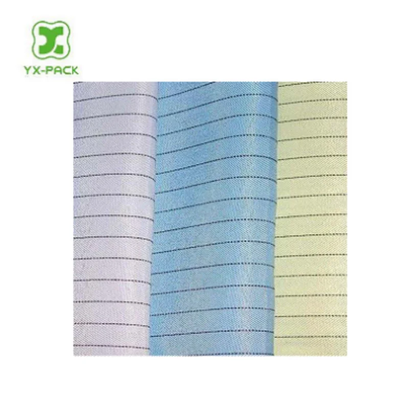 Antistatic polyester fabric