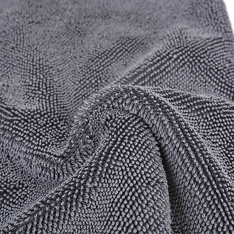 Microfiber twist towel Car cleaning towel 600-1600gsm