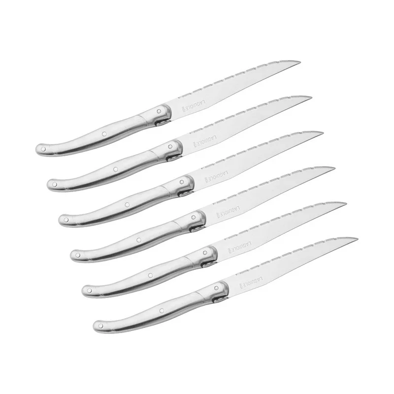 6pc steak knife set laguiole steak knife set laguiole stainless steel
